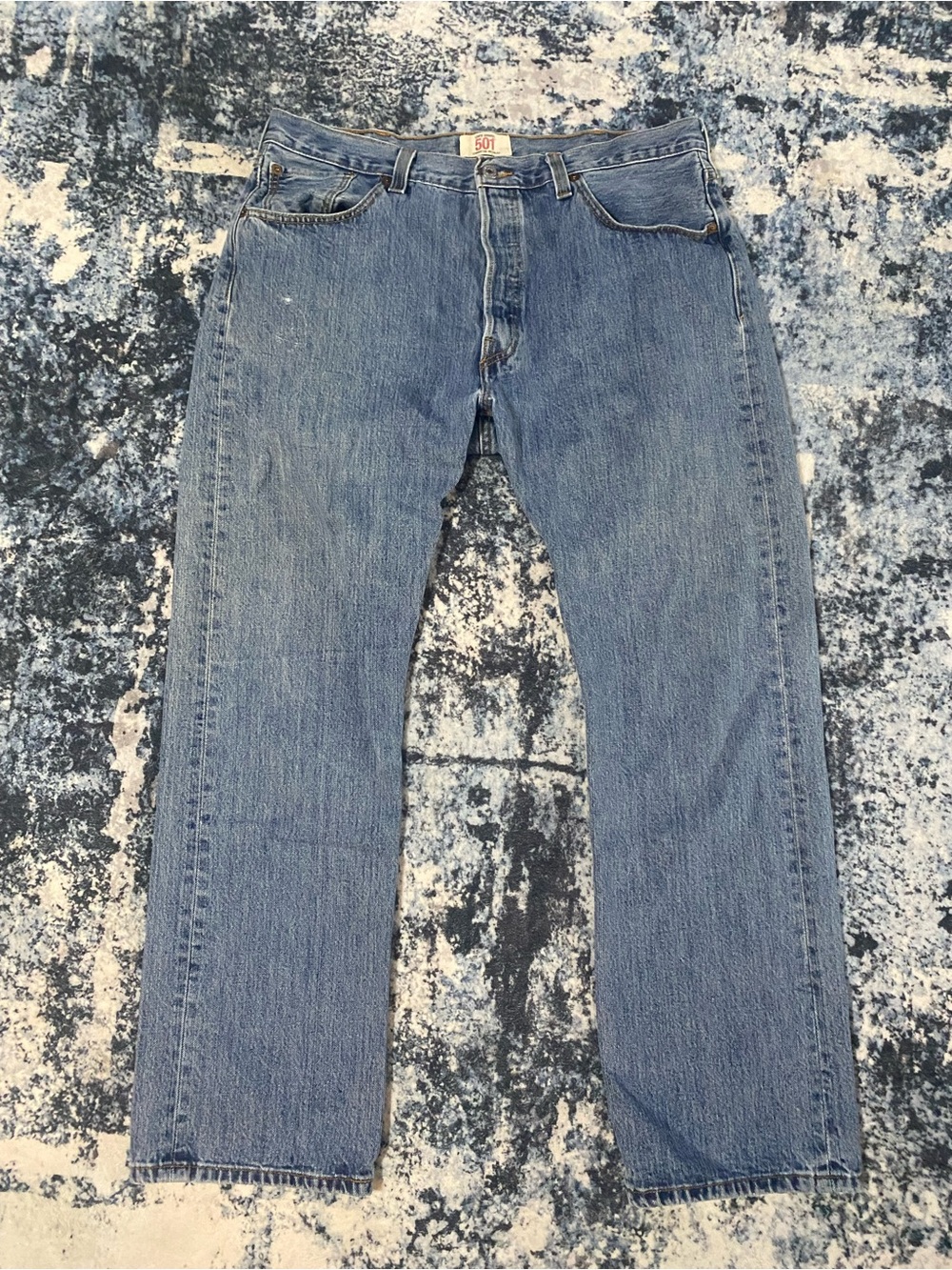 501 Original Fit Jeans Men’s 38x32 Straight Leg Button Fly Denim